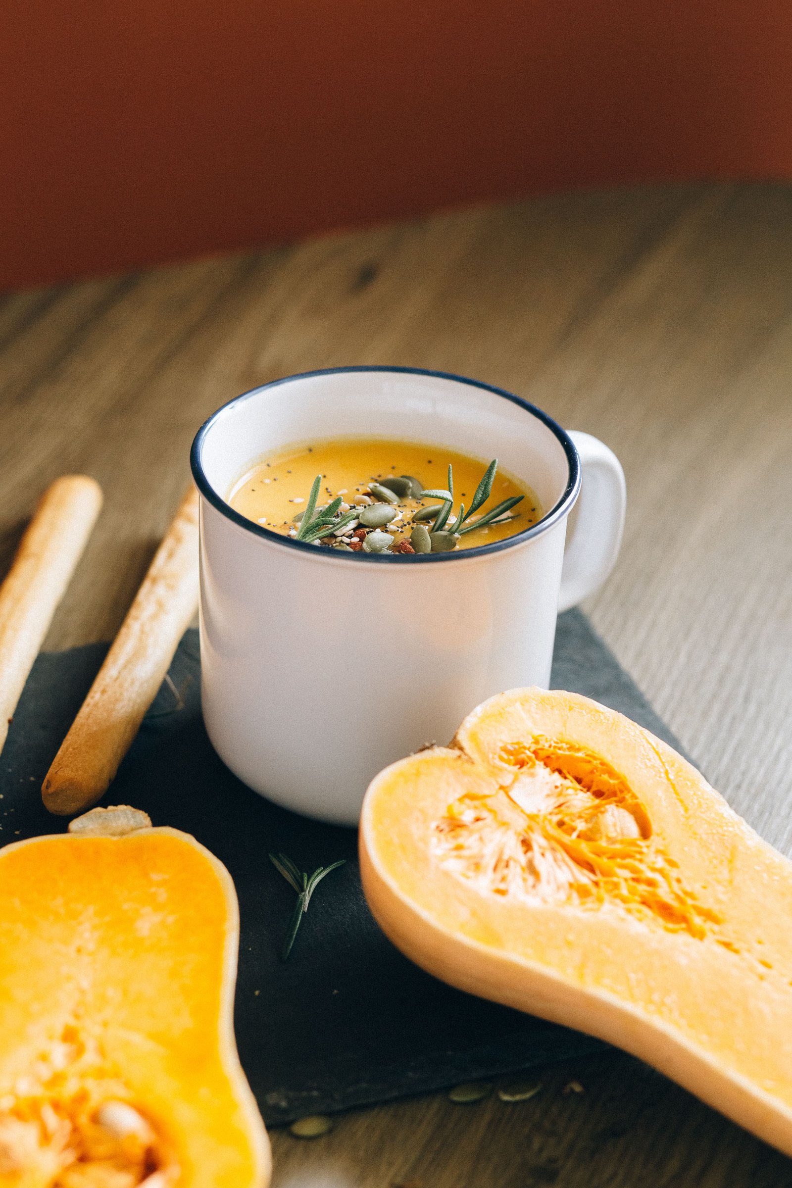 Velouté de courge au curry