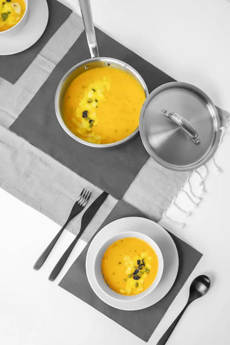 Soupe de carottes à l'anis